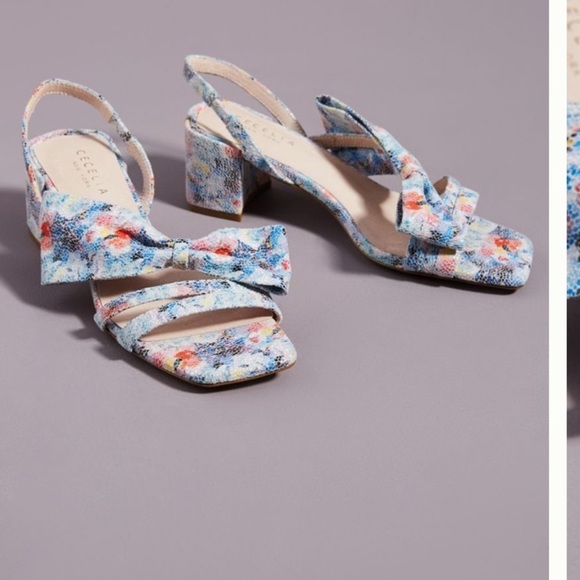 ANTHROPOLOGIE Cecelia New York Cosette Leather Heels 7,5M. - Picture 3 of 11